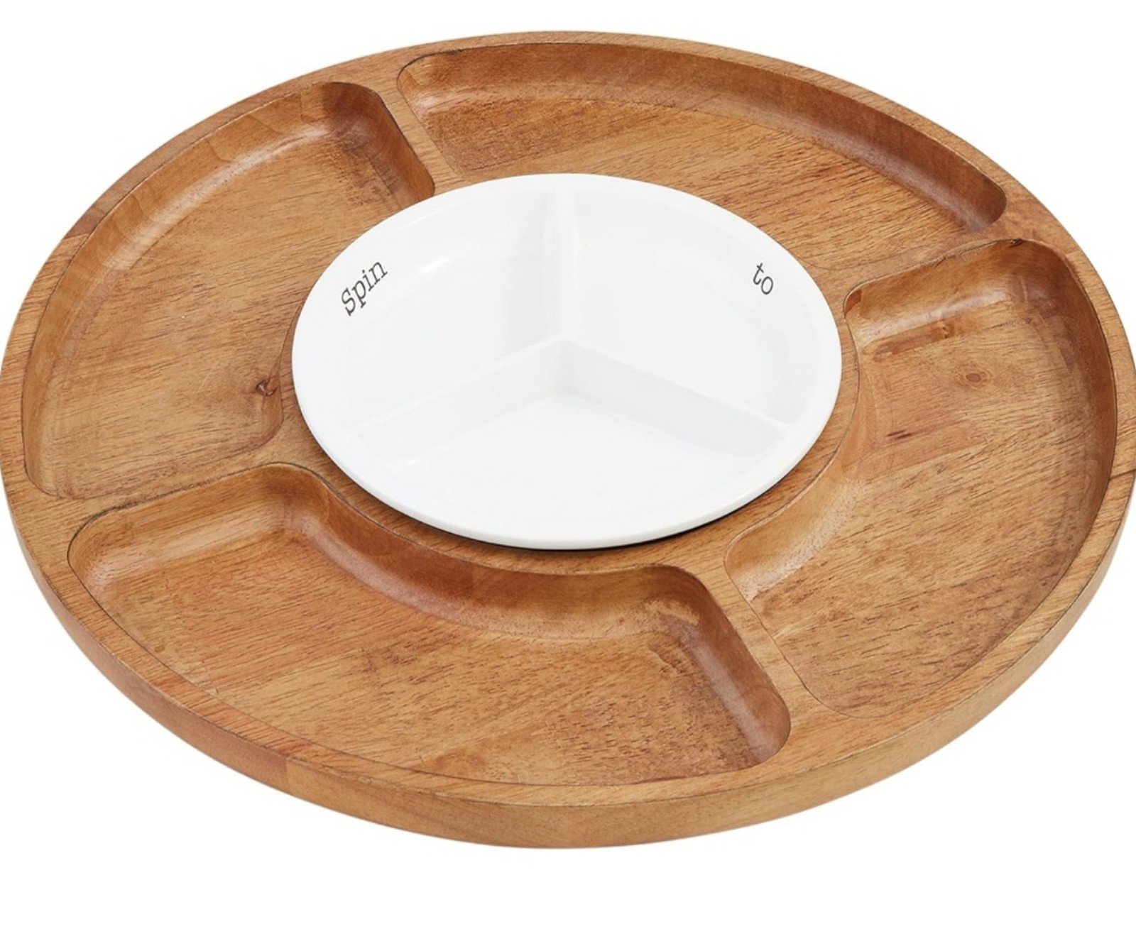 Mud Pie Sectioned Lazy Susan