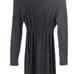 Toccin Black Ribbed Turtleneck Long Sleeve Midi Sweater Dress Size Medium