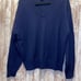 Juno 100% Cashmere Navy Blue V-Neck Sweater Men's Large