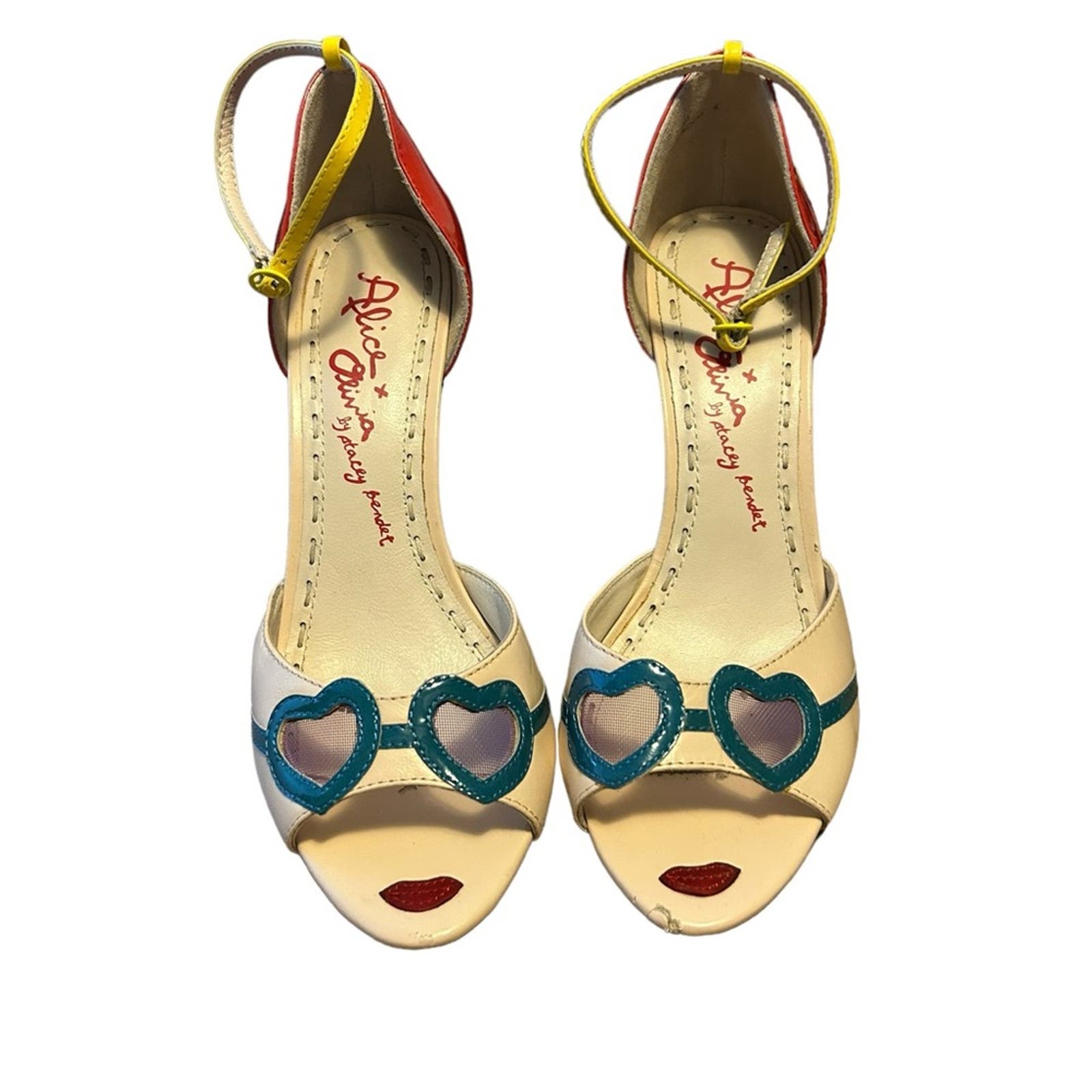 ALICE + OLIVIA X STACY BENDET PATENT HEELS