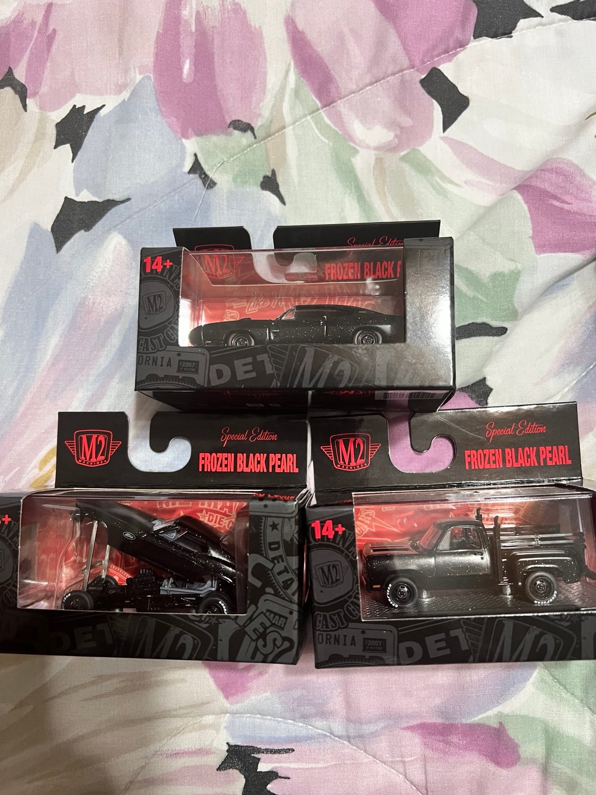 m2 machines Frozen black pearl edition set of 3