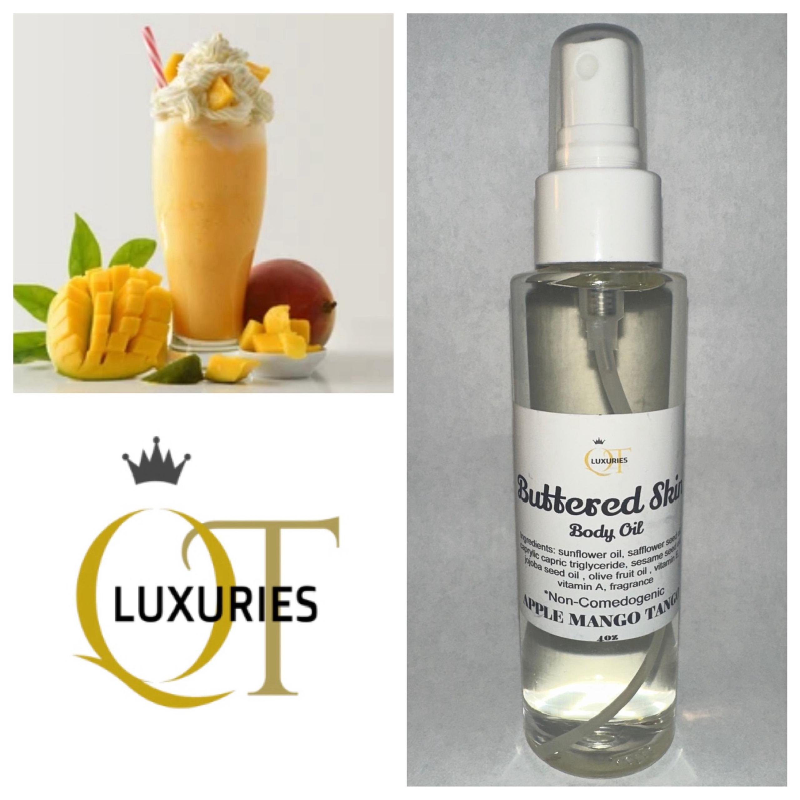 Yum Buttered Skin Body Oil Spray Apple Mango Tango QT Luxuries Skincare & Beauty
