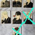 BTS profile enamel pins