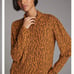 ANTHROPOLOGIE Puff-Sleeved Turtleneck Top