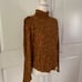 ANTHROPOLOGIE Puff-Sleeved Turtleneck Top