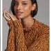 ANTHROPOLOGIE Puff-Sleeved Turtleneck Top