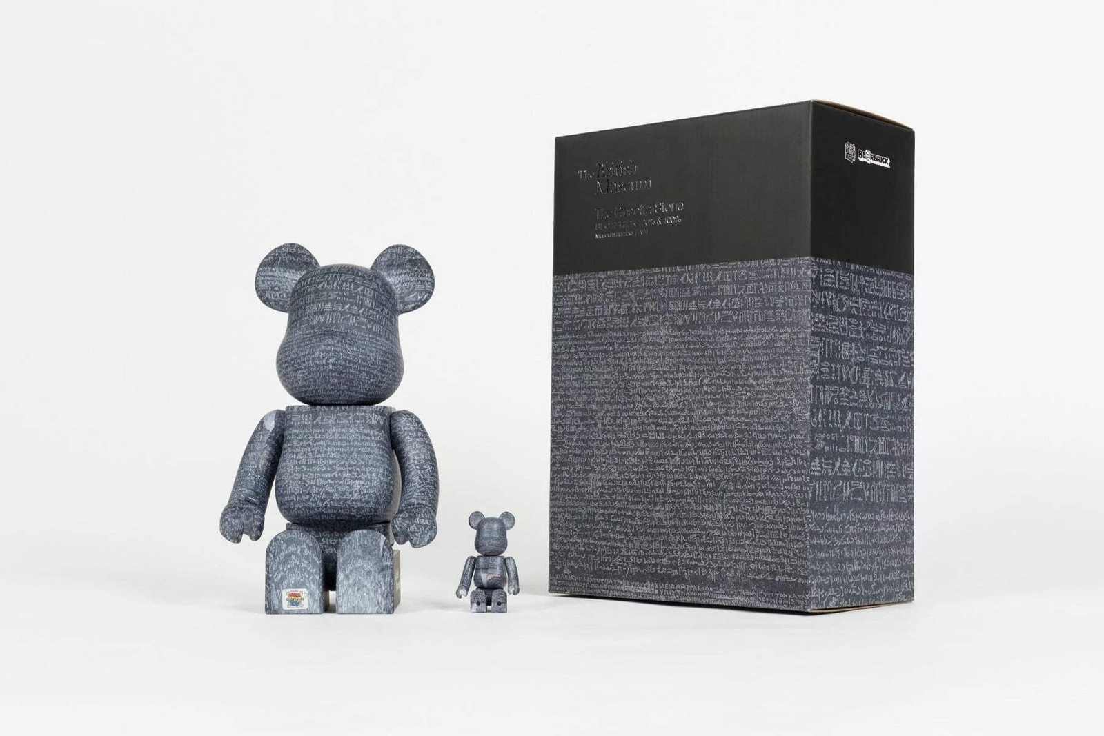 BE@RBRICK - BE@RBRICK The Rosetta Stone 100％ & 400％ British Museum Be@rbrick The Rosetta Stone 100% and 400% Set