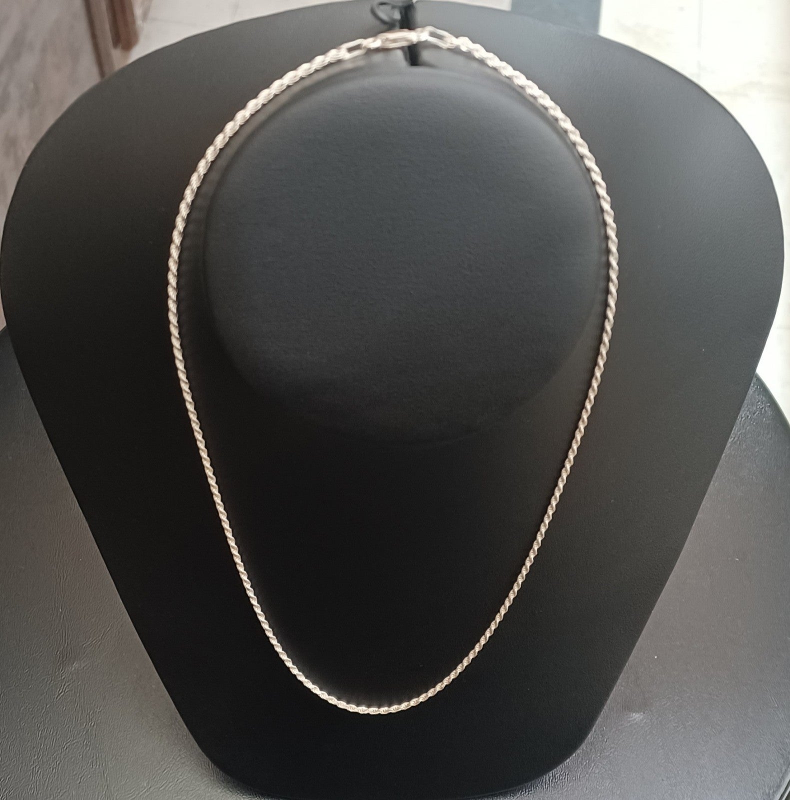 925 sterling silver chain rope style
