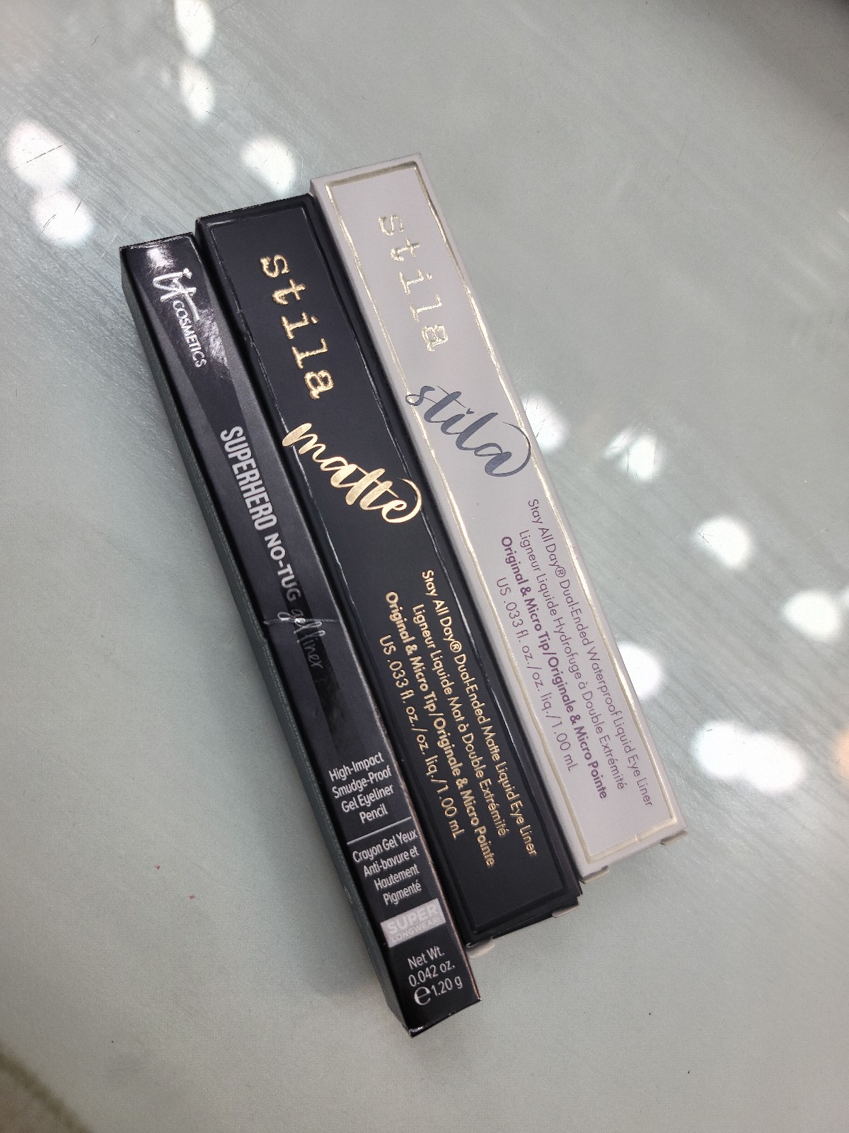 Stila & It Cosmetics BLACK eyeliner bundle set NEW!!
