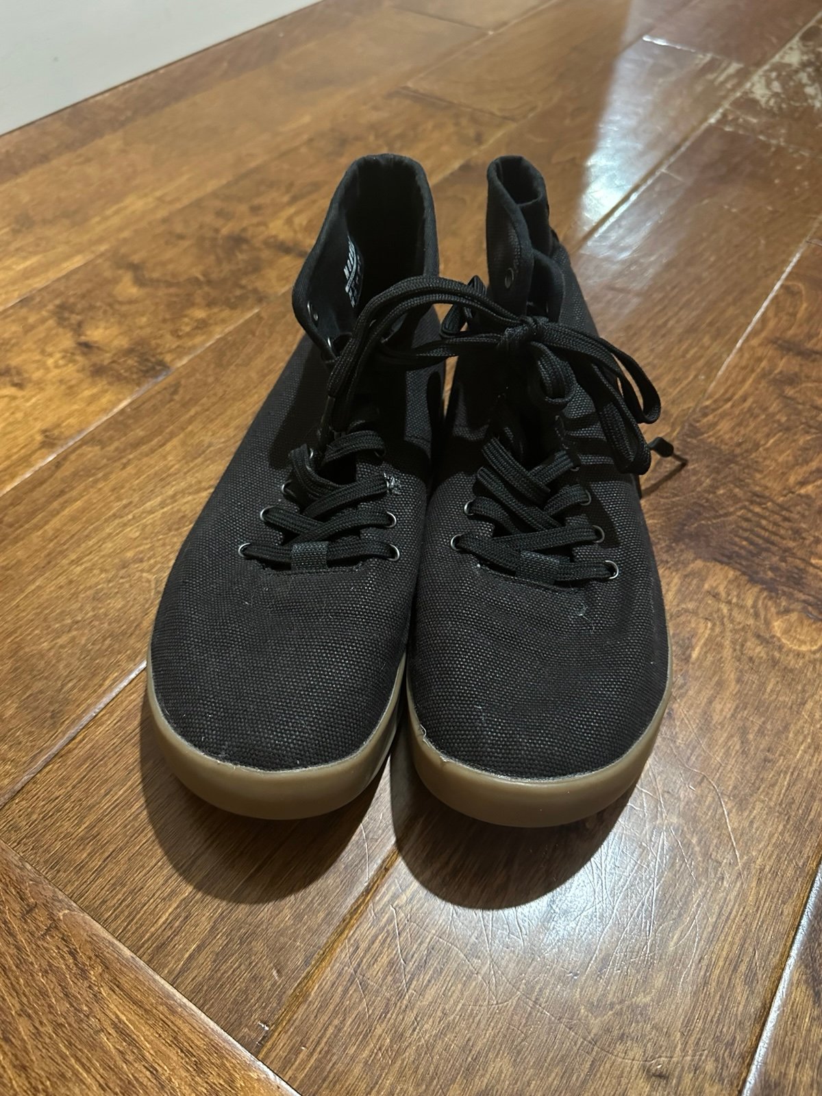 NOBULL Black Gum Canvas Mid Trainer Sneakers