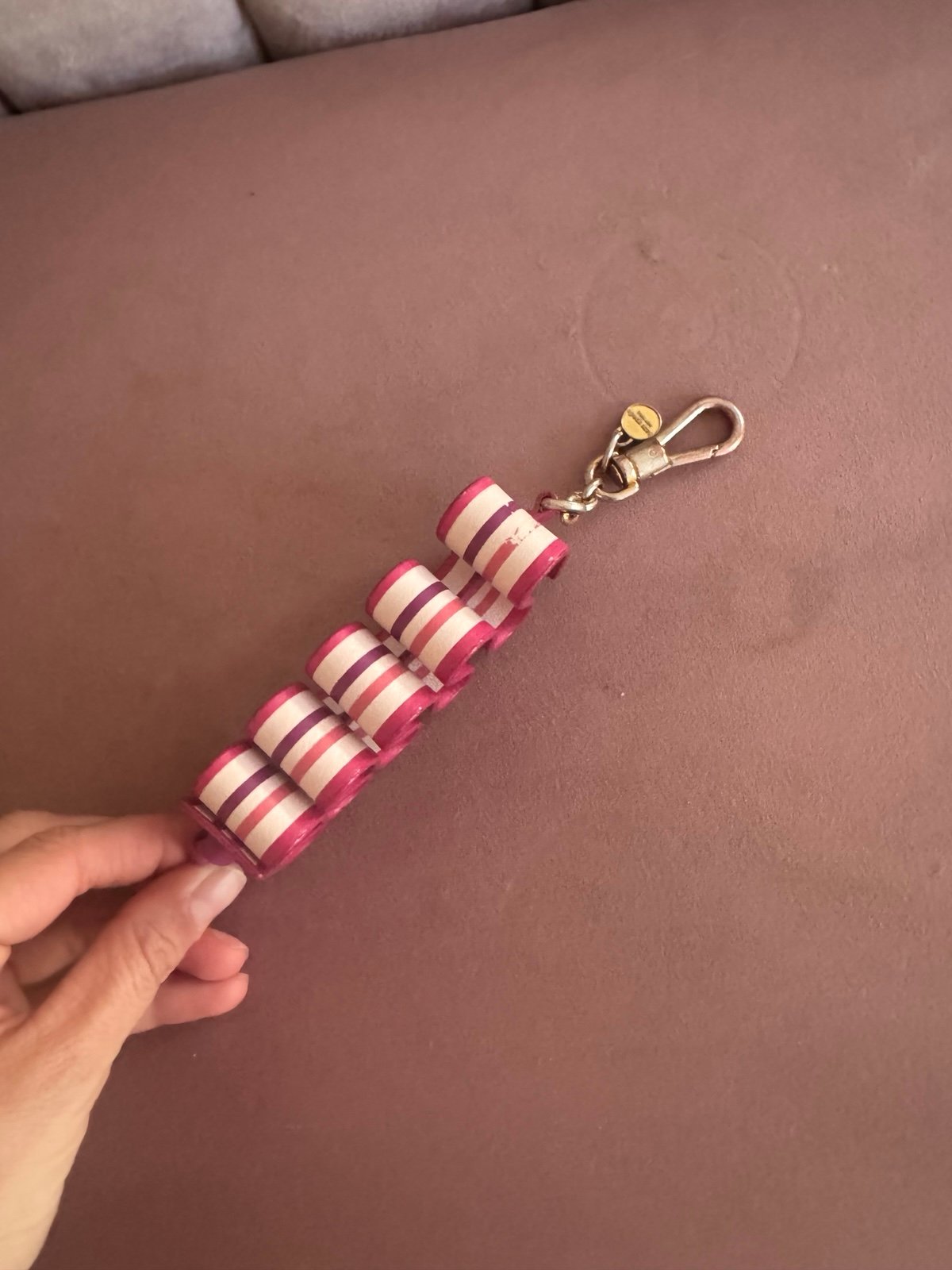 Kate Spade tassel keychain