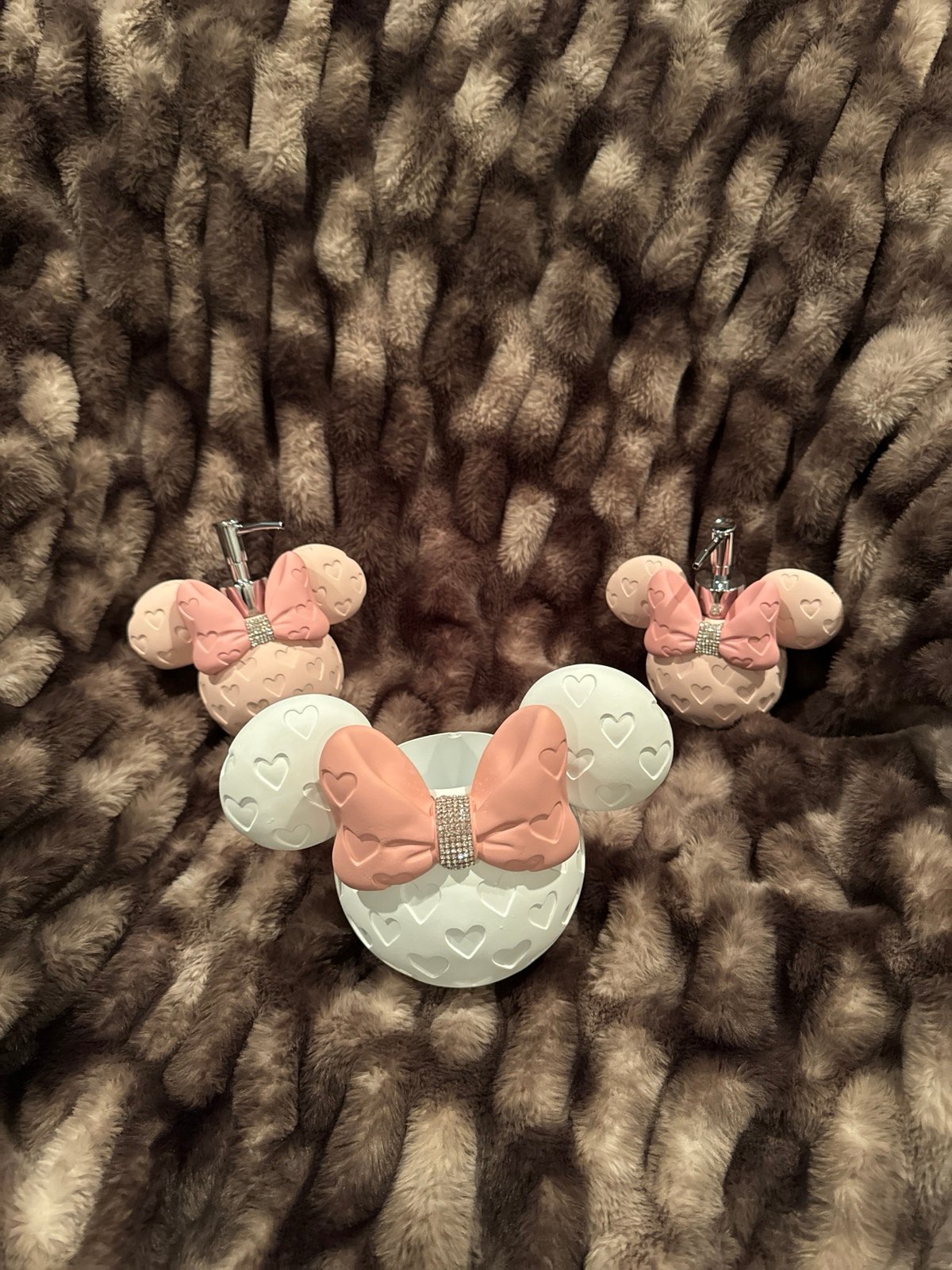 Disney Minnie Mouse bathroom set