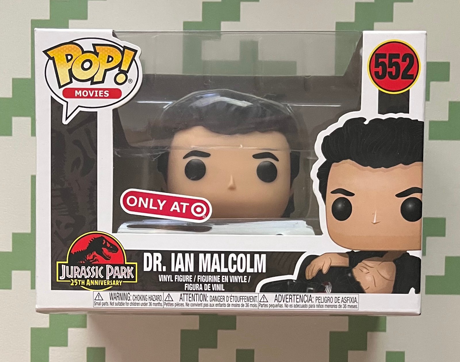 Funko Pop! Jurassic Park- Dr. Ian Malcolm Exclusive Vinyl  figure #552
