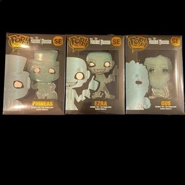 Funko Pop! Pin – The Haunted Mansion Special Edition | Set of 3