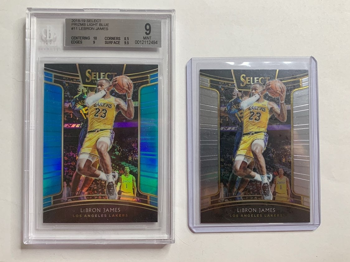 Lebron James 2018 Select Lakers Card Lot
