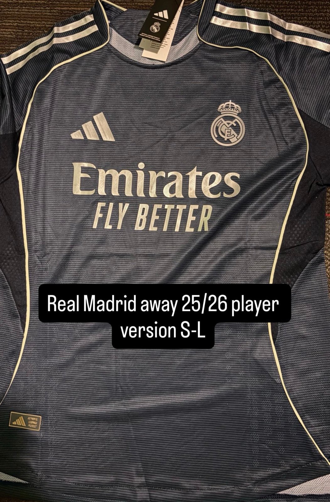 Real Madrid away 25/26 player version