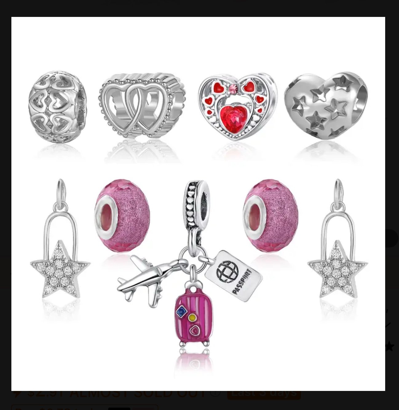 Pandora style charms