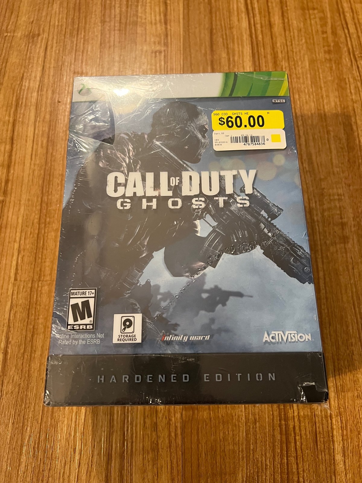 Xbox 360 call of duty ghosts hardened ed