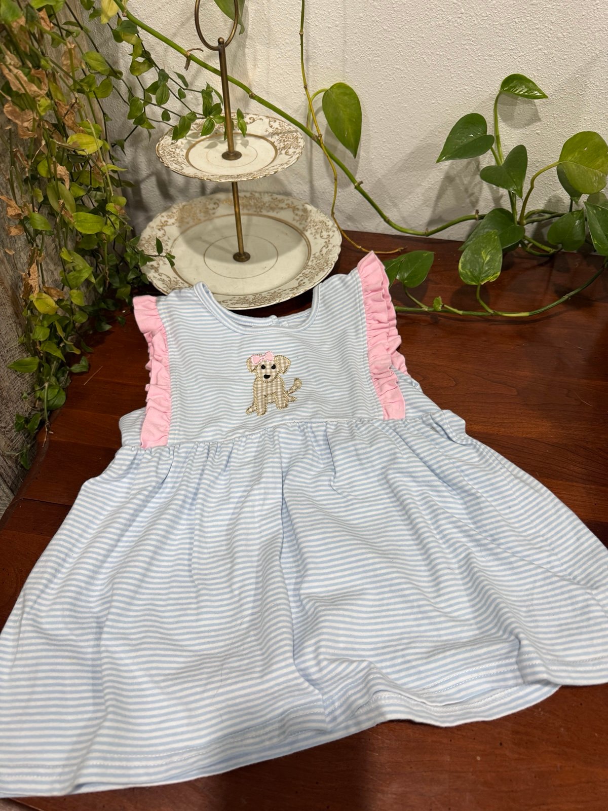 Trotter St Kids Puppy Dog Lab Golden Retriever Dress