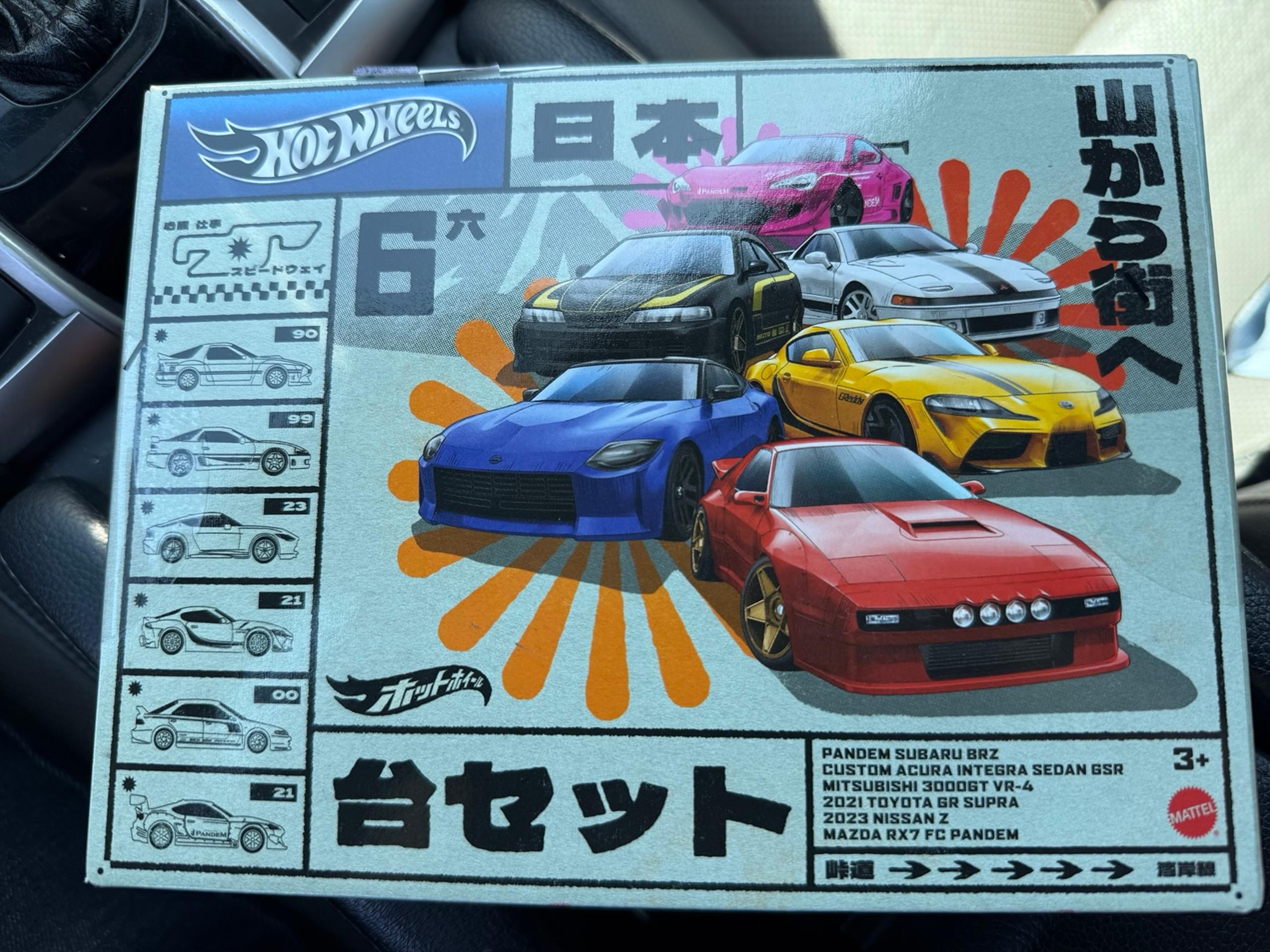 Hot Wheels STREETS OF JAPAN Car Culture 6 Car Set - Premium Edition