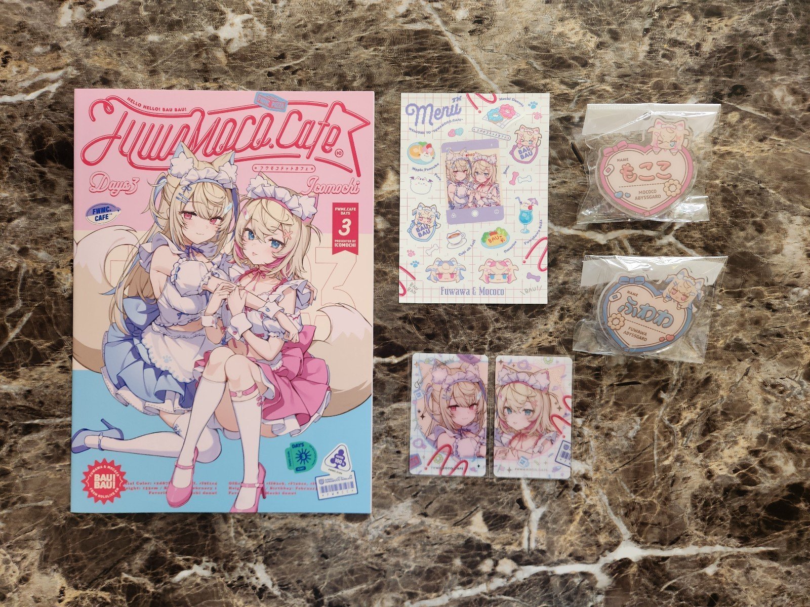 Hololive C105 Fuwamoco Days 3 and Merch Set