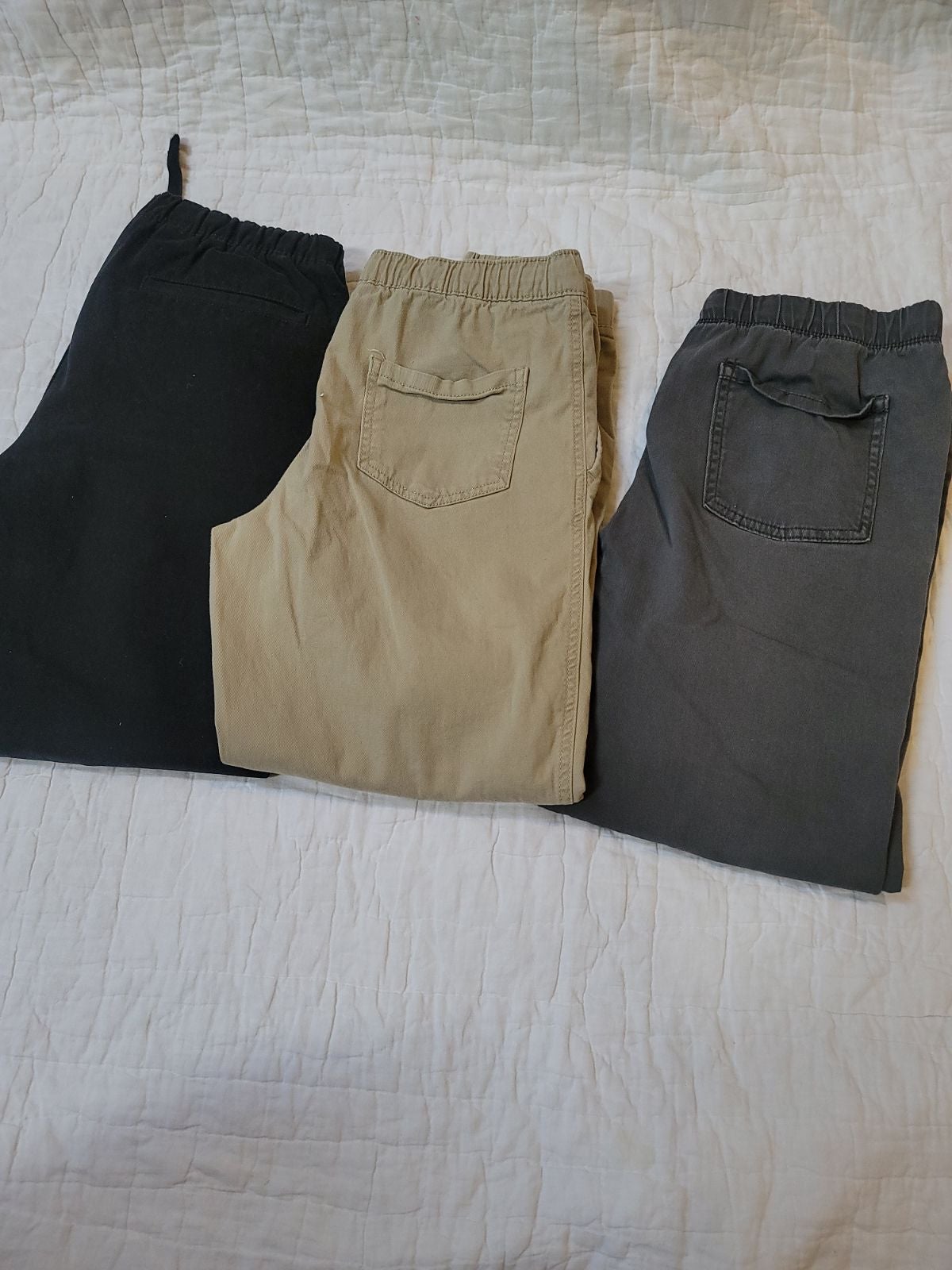 Lot Of 3 Boys Pants Size m GUC