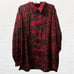 Vintage Pelle Pelle Marc Buchanan Men's 2XL Red Button Up Shirt Zodiac RARE