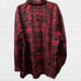 Vintage Pelle Pelle Marc Buchanan Men's 2XL Red Button Up Shirt Zodiac RARE