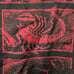 Vintage Pelle Pelle Marc Buchanan Men's 2XL Red Button Up Shirt Zodiac RARE