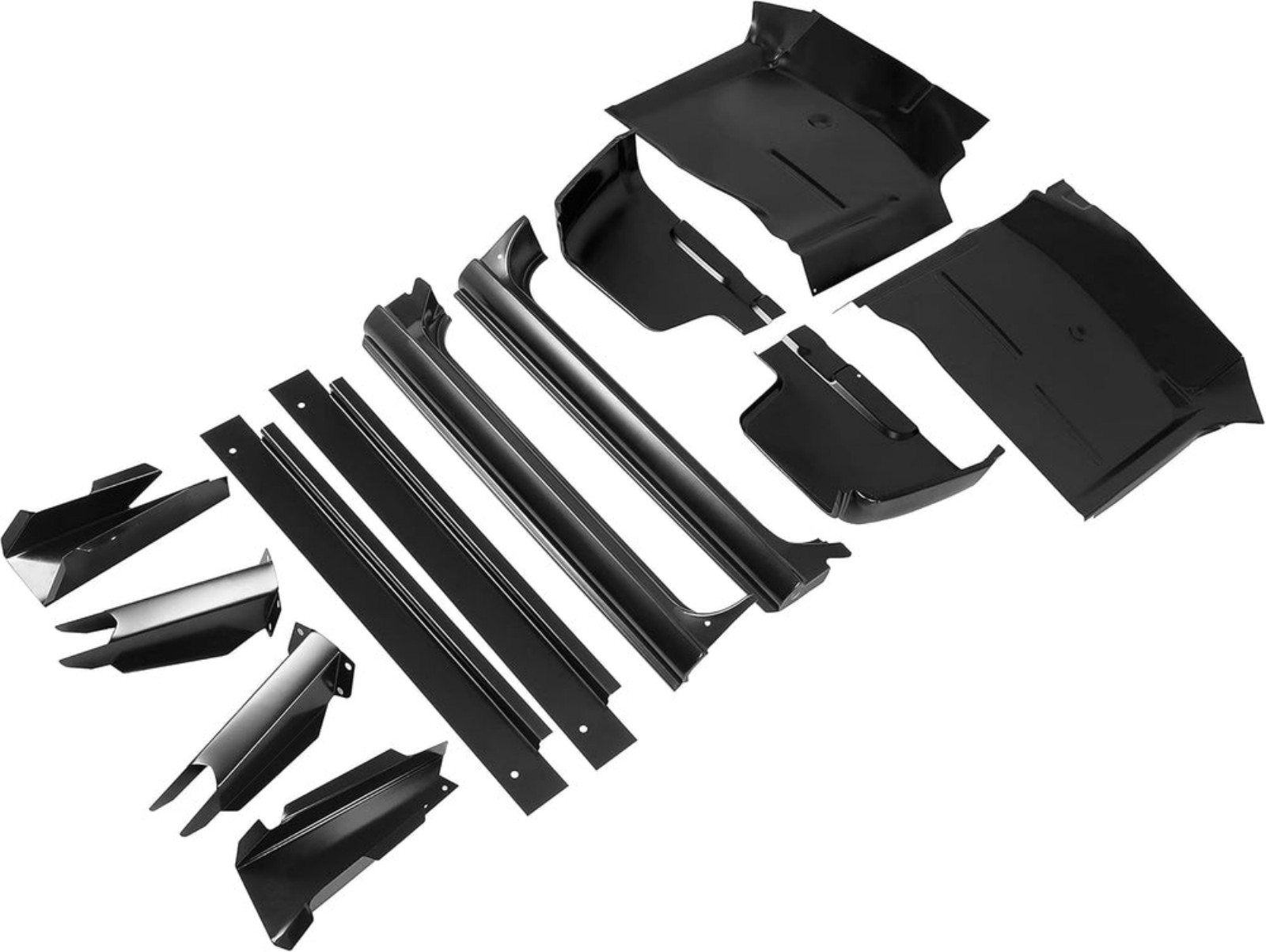 12 Pcs Rocker Panel Cab Corner Compatible With 1967-1972 Chevy C10 GMC Slip-On C