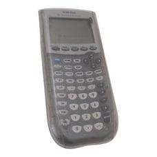 Texas Instruments TI-84 Plus Graphing Calculator w/ Cover Clear Transparent