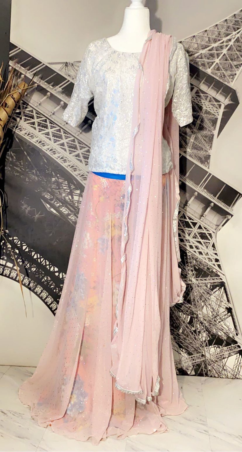 Blush pink By needle impressions