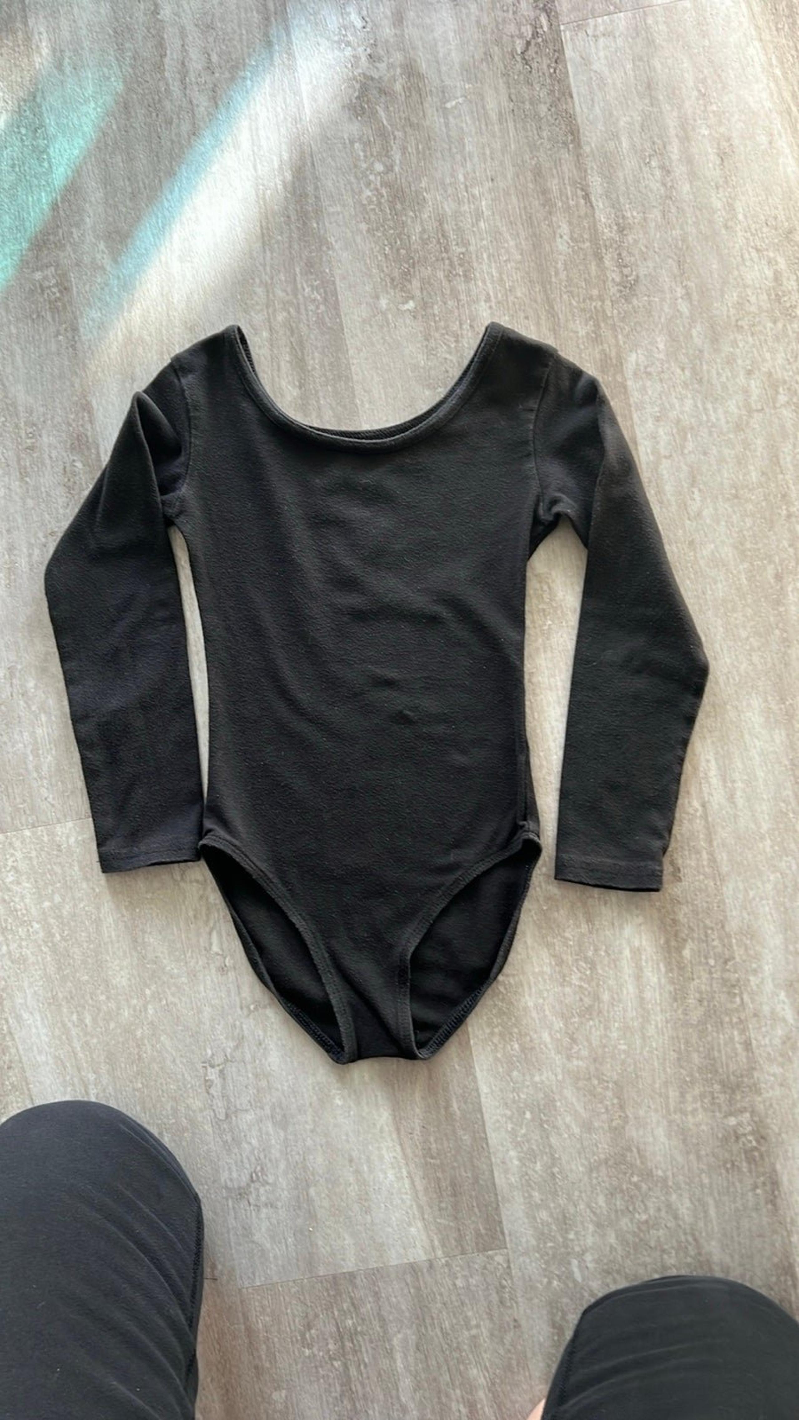 Danskin girls black longsleeve leotard - Danskin Now