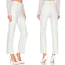 NWT Agolde 90s Pinch Waist Recycled Leather Pants in Light Grey sz 26