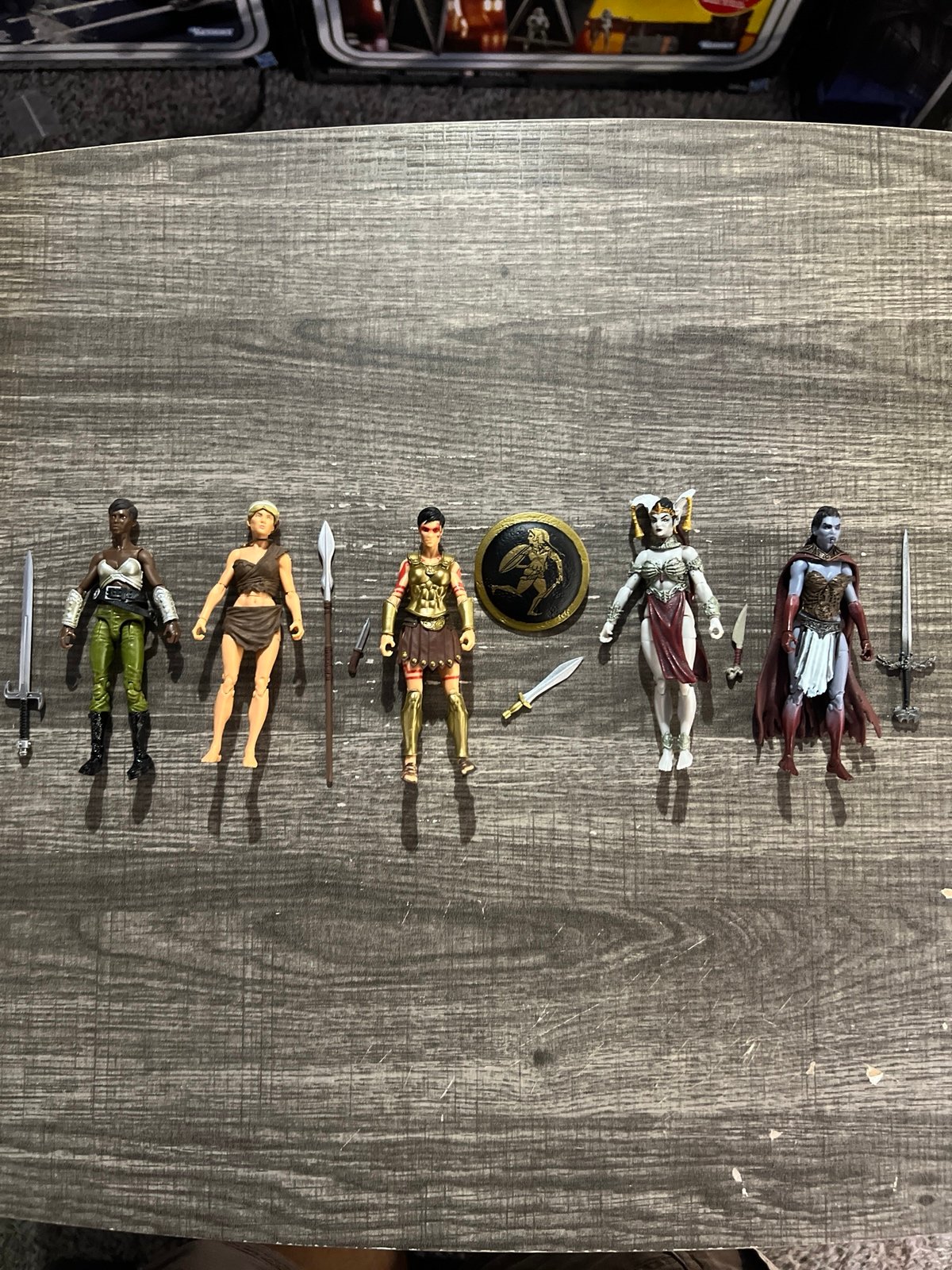 Boss Fight Studio figure lot Kier Gethsemoni Amazon Warriors Jane 1/18