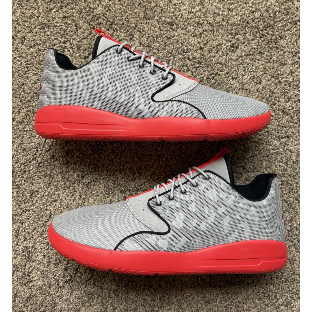 Nike Air Jordan Eclipse Gray Orange Elephant Print Size 15 Men's