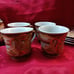 Satsuma Glass Tea Set With 3D Details 11pc Set