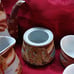 Satsuma Glass Tea Set With 3D Details 11pc Set