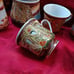 Satsuma Glass Tea Set With 3D Details 11pc Set