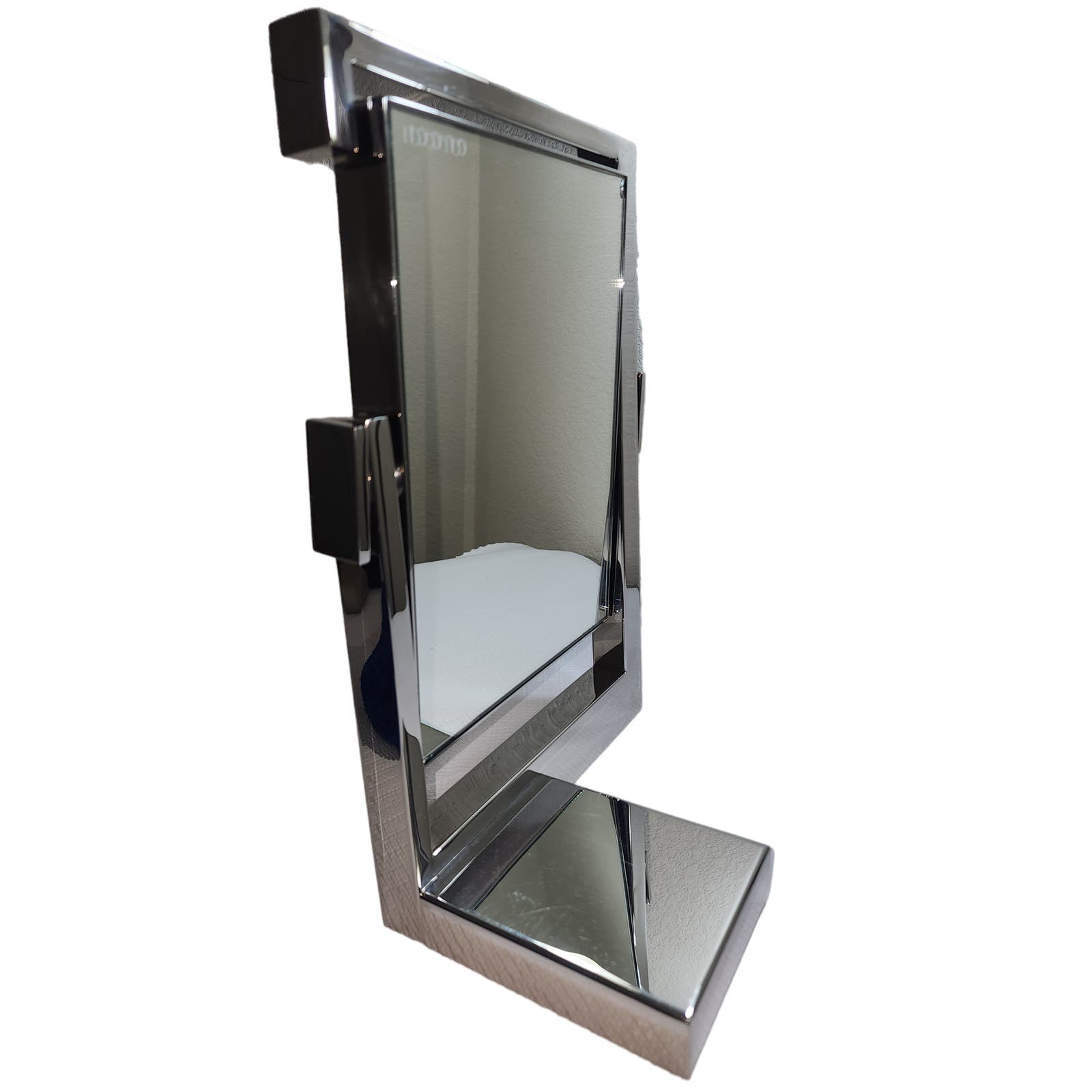 Gucci Stainless Steel Swivel Mirror