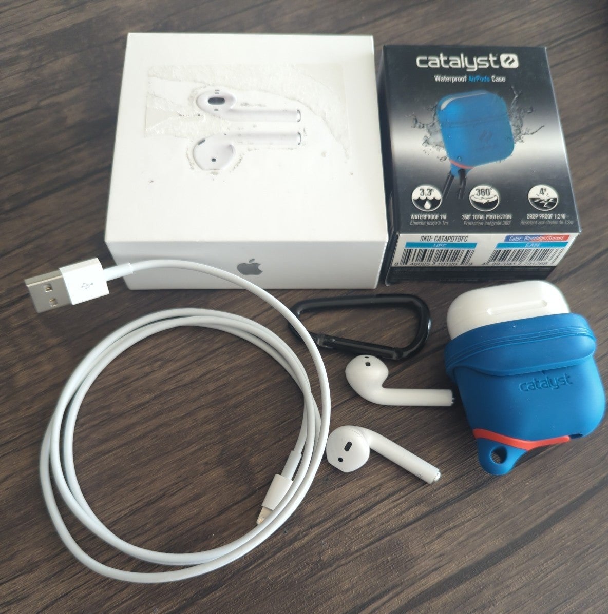 Airpods 2nd generation with Catalyst waterproof case set!