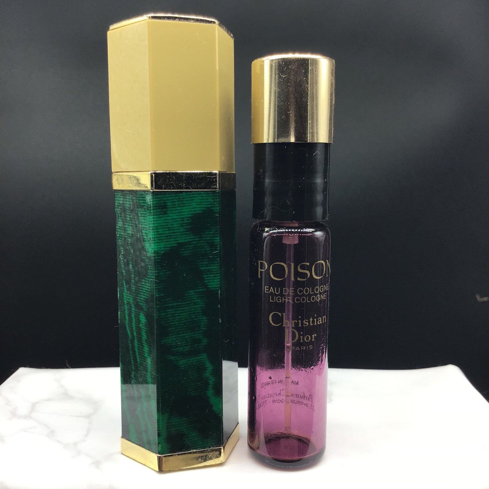 HTF Vintage Christian Dior Poison Refillable Atomizer Rechargeable Perfume Case