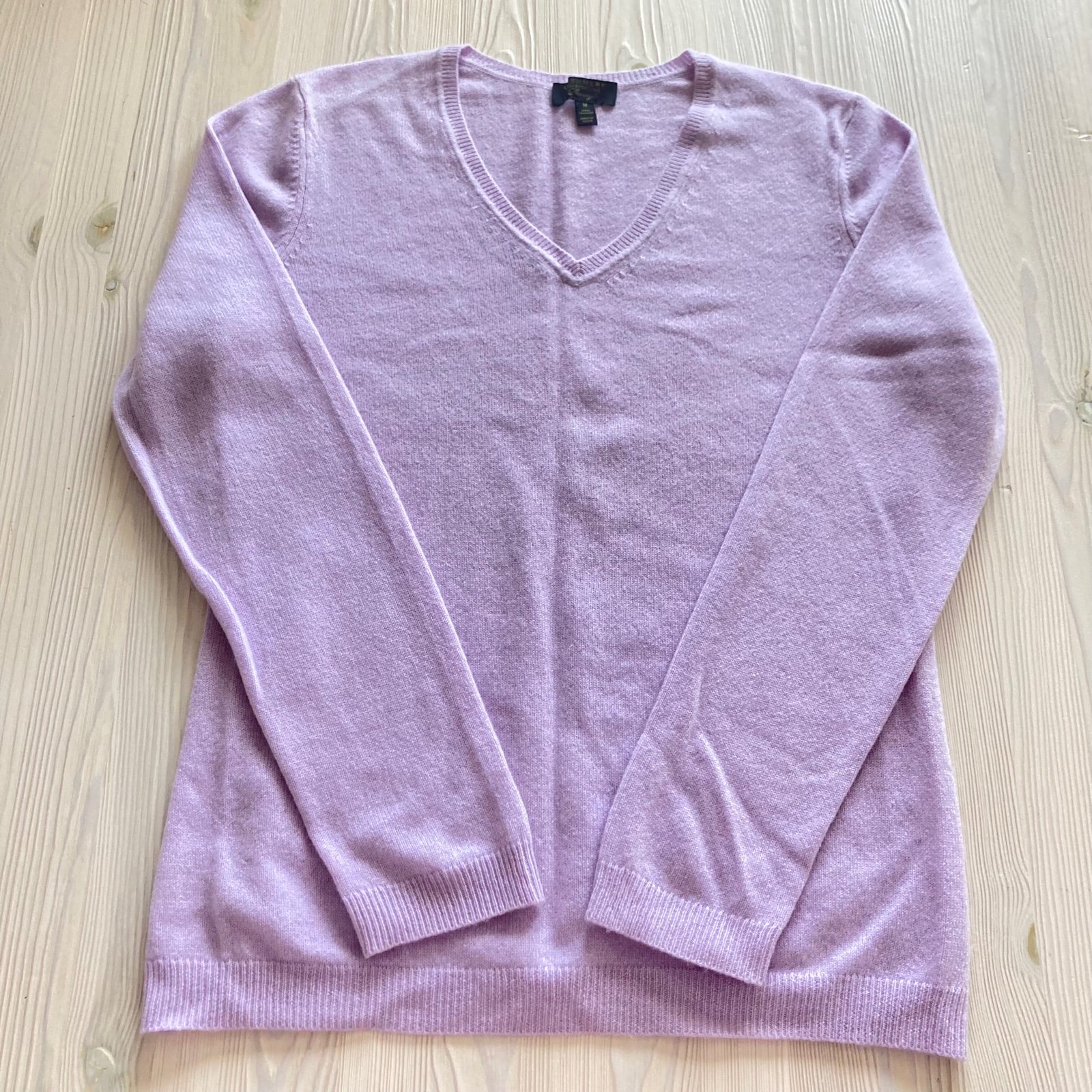 Charter Club Lilac Cashmere Sweater