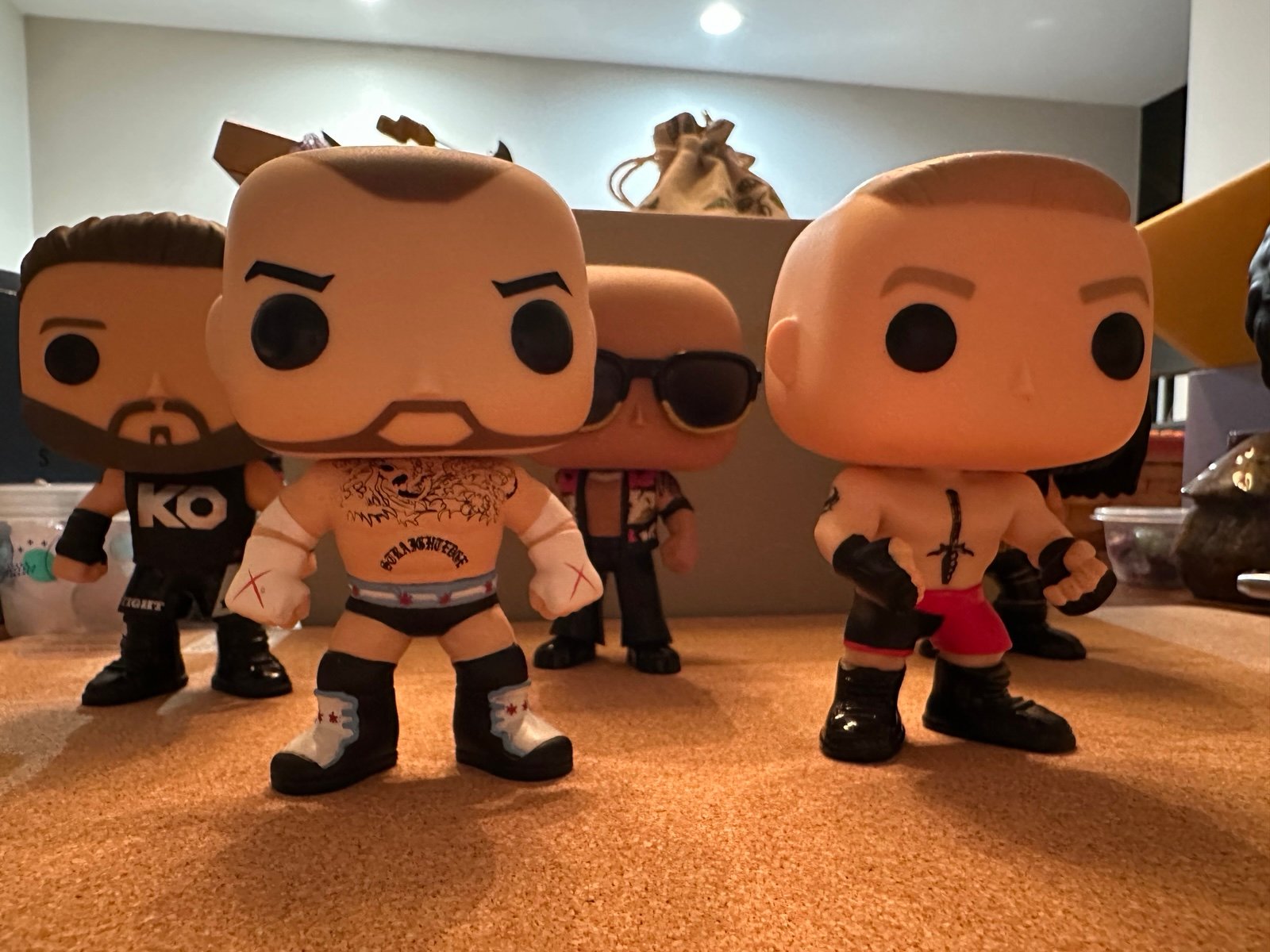 Funko Pop Set of 6 Wrestlers - No Boxes