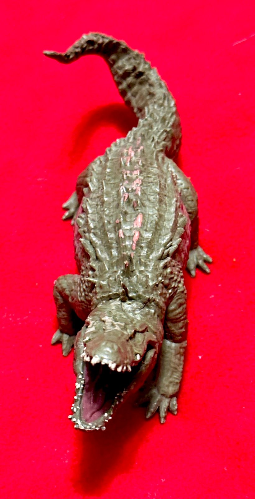 Lanard 2018 Rampage Movie LIZZIE Figure Canister Contact Set Alligator Crocodile