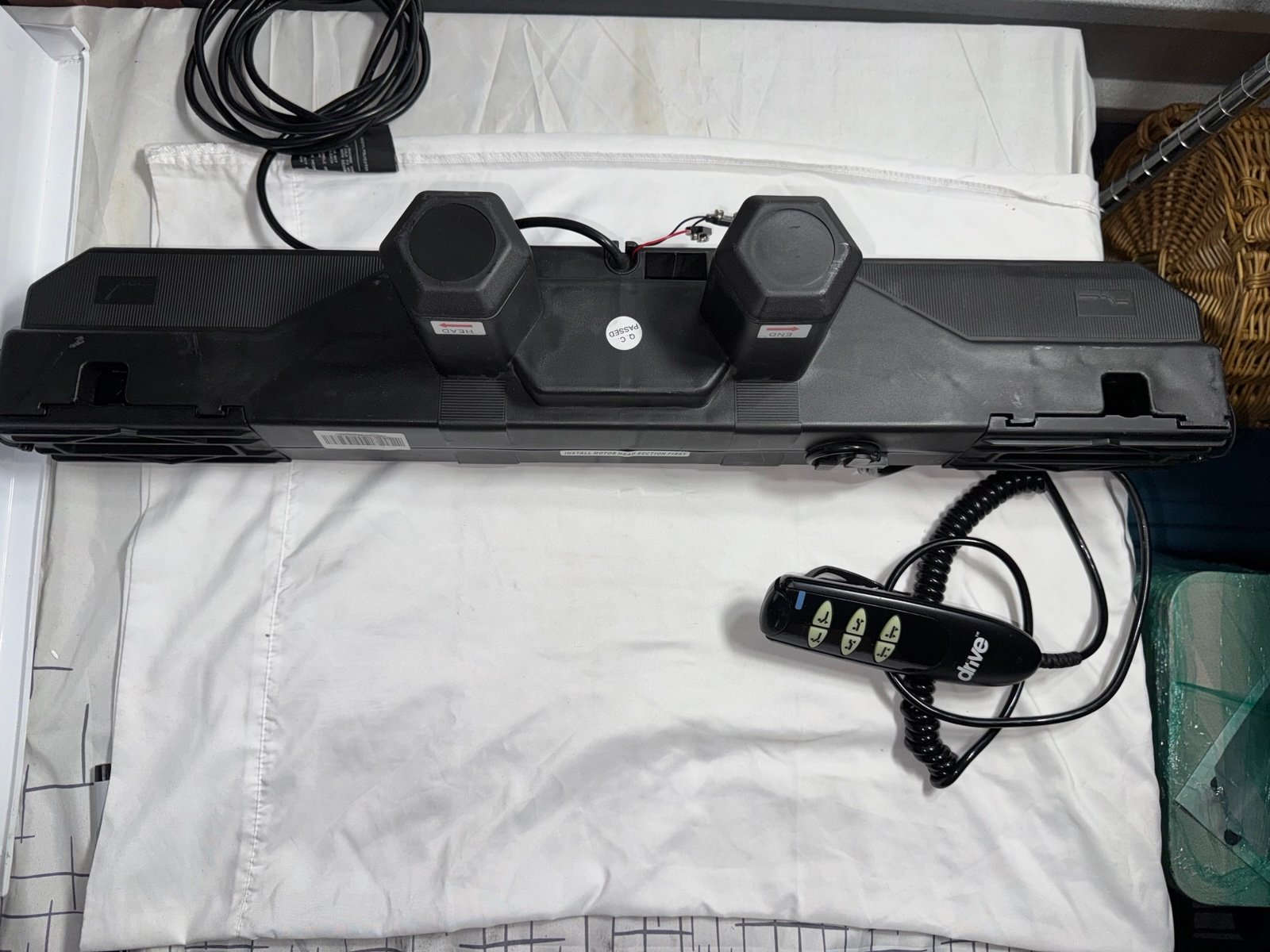 Motor & Hand Control for Drive Medical Delta Ultra-Light 1000 Hospital Beds