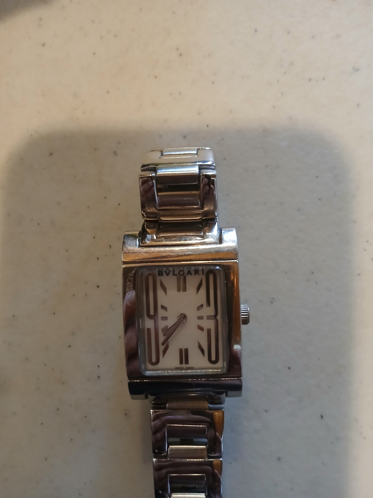 Watch Bvlgari Recttangolo stainless steel ref no 17181