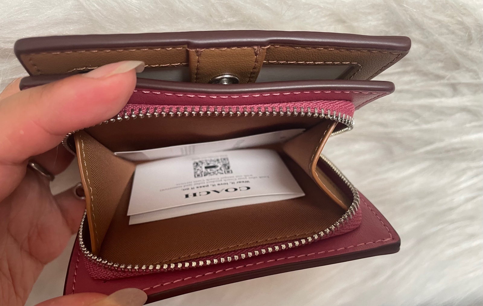 Coach Snap Wallet With Flamingo Print Wallets