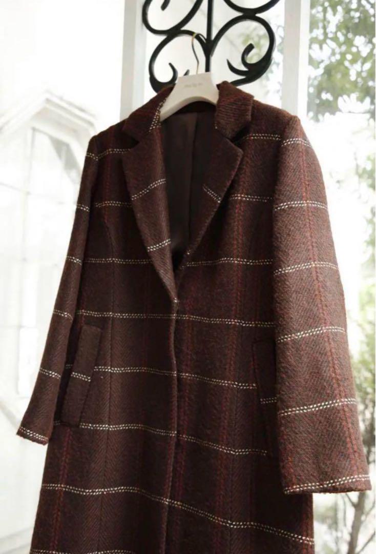 新製品情報も満載 Herringbone Wool-Blend Chester Coat ジャケット・アウター