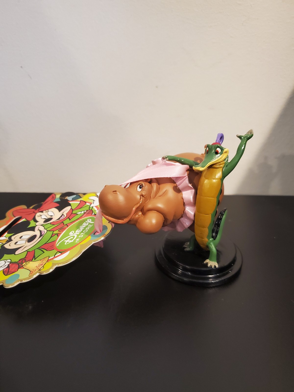 Disney Store 2012 Fantasia Ben Ali Gator and Hyacinth Hippo Ornament
